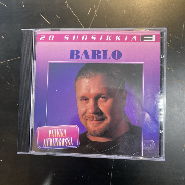 Bablo - 20 suosikkia CD (VG+/VG+) -pop rock-